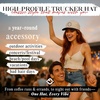 image:imageFunky Junque Adult Trucker Snapback Hat 2Tone Baseball CapHere for the Good Old Days  BlackBeige