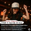 image:imageFunky Junque Adult Trucker Snapback Hat 2Tone Baseball CapHere for the Good Old Days  BlackBeige