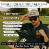 image:imageFunky Junque Adult Trucker Snapback Hat 2Tone Baseball CapHit the Dang Ball  NavyBeige