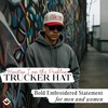 image:imageFunky Junque Adult Trucker Snapback Hat 2Tone Baseball CapHouston I Am the Problem  BeigeRed