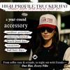image:imageFunky Junque Adult Trucker Snapback Hat 2Tone Baseball CapHouston I Am the Problem  BeigeRed