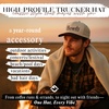 image:imageFunky Junque Adult Trucker Snapback Hat 2Tone Baseball CapHowdy  BrownBeige