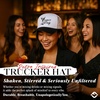image:imageFunky Junque Adult Trucker Snapback Hat 2Tone Baseball CapI Like It Dirty  BlackWhite