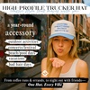 image:imageFunky Junque Adult Trucker Snapback Hat 2Tone Baseball CapI Support a Mans Right to Shut Up Light BlueBeige