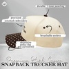 image:imageFunky Junque Adult Trucker Snapback Hat 2Tone Baseball CapIm Nicer When Im Tan  Polka Dots  BrownBeige