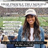 image:imageFunky Junque Adult Trucker Snapback Hat 2Tone Baseball CapJust Here for the Cheerleaders  NavyBeige