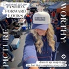 image:imageFunky Junque Adult Trucker Snapback Hat 2Tone Baseball CapJust Here for the Cheerleaders  NavyBeige
