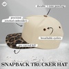 image:imageFunky Junque Adult Trucker Snapback Hat 2Tone Baseball CapLeopardBeige