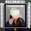 image:imageFunky Junque Adult Trucker Snapback Hat 2Tone Baseball CapLight PinkBeige