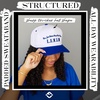 image:imageFunky Junque Adult Trucker Snapback Hat 2Tone Baseball CapLivin  WhiteRoyal Blue