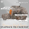 image:imageFunky Junque Adult Trucker Snapback Hat 2Tone Baseball CapMidwest Princess  Wood Camo