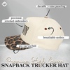 image:imageFunky Junque Adult Trucker Snapback Hat 2Tone Baseball CapMisbehavin  LeopardBeige