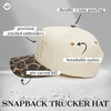 image:imageFunky Junque Adult Trucker Snapback Hat 2Tone Baseball CapMommin  LeopardBeige