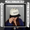image:imageFunky Junque Adult Trucker Snapback Hat 2Tone Baseball CapMy Dog Said Youre a Hoe  BlackBeige