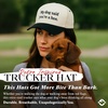 image:imageFunky Junque Adult Trucker Snapback Hat 2Tone Baseball CapMy Dog Said Youre a Hoe  BlackBeige