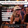 image:imageFunky Junque Adult Trucker Snapback Hat 2Tone Baseball CapMy Name Isnt Tom But Im Petty Af  BlackBeige