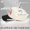 image:imageFunky Junque Adult Trucker Snapback Hat 2Tone Baseball CapMy Wife Will Kill You  BlackBeige