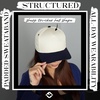 image:imageFunky Junque Adult Trucker Snapback Hat 2Tone Baseball CapNavyBeige