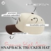 image:imageFunky Junque Adult Trucker Snapback Hat 2Tone Baseball CapNeigh Sayers Stable  BeigeBrown