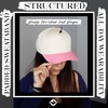 image:imageFunky Junque Adult Trucker Snapback Hat 2Tone Baseball CapPinkBeige