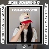 image:imageFunky Junque Adult Trucker Snapback Hat 2Tone Baseball CapPlay Somethin Country  RedBeige