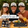 image:imageFunky Junque Adult Trucker Snapback Hat 2Tone Baseball CapPut It on My Dads Tab  BeigeNavy