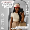 image:imageFunky Junque Adult Trucker Snapback Hat 2Tone Baseball CapPut It on My Husbands Tab  BeigeRed