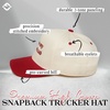 image:imageFunky Junque Adult Trucker Snapback Hat 2Tone Baseball CapPut It on My Husbands Tab  BeigeRed