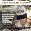 image:imageFunky Junque Adult Trucker Snapback Hat 2Tone Baseball CapRbf Club  BeigeBlack