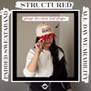 image:imageFunky Junque Adult Trucker Snapback Hat 2Tone Baseball CapRed White  Brunette  Star Print  RedBeige