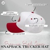 image:imageFunky Junque Adult Trucker Snapback Hat 2Tone Baseball CapSave the Drama for Your Mama  RedWhite