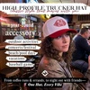 image:imageFunky Junque Adult Trucker Snapback Hat 2Tone Baseball CapSave the Drama for Your Mama  RedWhite