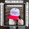 image:imageFunky Junque Adult Trucker Snapback Hat 2Tone Baseball CapTanned  Tipsy  RedWhite