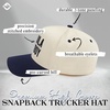 image:imageFunky Junque Adult Trucker Snapback Hat 2Tone Baseball CapTequila Cowboy  BlackBeige