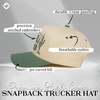 image:imageFunky Junque Adult Trucker Snapback Hat 2Tone Baseball CapTequila Cowboy Club  SageBeige