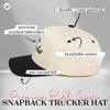 image:imageFunky Junque Adult Trucker Snapback Hat 2Tone Baseball CapThis is My Cowboy Hat  BlackBeige