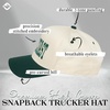 image:imageFunky Junque Adult Trucker Snapback Hat 2Tone Baseball CapWest Coast  GreenBeige