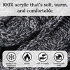 image:imageFunky Junque Hat Scarf Glove Set for Women  Matching Winter Set with Oversized Slouchy Beanie Infinity Scarf amp Cozy GlovesFour Color Mix  31