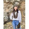 image:imageFunky Junque Hat Scarf Glove Set for Women  Matching Winter Set with Ribbed Knit Beanie Infinity Scarf amp Cozy GlovesBeige