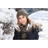 image:imageFunky Junque Hat Scarf Glove Set for Women  Matching Winter Set with Ribbed Knit Beanie Infinity Scarf amp Cozy GlovesConfetti Ivory