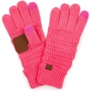 image:imageFunky Junque Hat Scarf Glove Set for Women  Matching Winter Set with Ribbed Knit Beanie Infinity Scarf amp Cozy GlovesPink