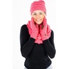 image:imageFunky Junque Hat Scarf Glove Set for Women  Matching Winter Set with Ribbed Knit Beanie Infinity Scarf amp Cozy GlovesPink