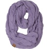image:imageFunky Junque Hat Scarf Glove Set for Women  Matching Winter Set with Ribbed Knit Beanie Infinity Scarf amp Cozy GlovesViolet