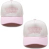 image:imageFunky Junque Infant amp Kid Vintage TwoTone Embroidered Trucker Hat 2 Pack Bundle  Expensive amp Difficult