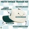 image:imageFunky Junque Infant amp Kid Vintage TwoTone Embroidered Trucker Hat 2 Pack Bundle  Philly Cursive  GreenBeige