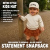 image:imageFunky Junque Infant amp Kid Vintage TwoTone Embroidered Trucker Hat 2 Pack Bundle  Rowdy Upside Down  BeigeBrown