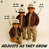 image:imageFunky Junque Infant amp Kid Vintage TwoTone Embroidered Trucker Hat 2 Pack Bundle  Rowdy Upside Down  BeigeBrown
