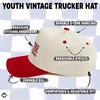 image:imageFunky Junque Infant amp Kid Vintage TwoTone Embroidered Trucker Hat 2 Pack Bundle Houston I Am The Problem  RedBeige