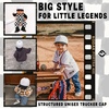 image:imageFunky Junque Kids 2 Tone Trucker Snapback HatPinstripe  BlackWhite