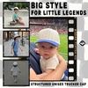 image:imageFunky Junque Kids 2 Tone Trucker Snapback HatPinstripe  BlueBeige